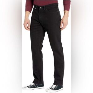 Levi's 541 Black Athletic Taper Jeans Black Stretch Denim Men's Size 34/32